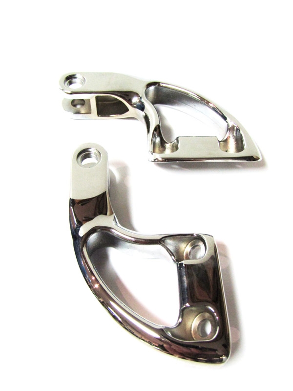 Footpeg Bracket Chrome Rear