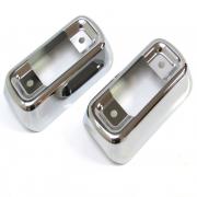 Exhaust Bracket Cover, 80716-08, fits a Harley Davidson Touring