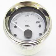 Oil Pressure Gauge White, 75165-01A, fits a Harley Davidson Touring