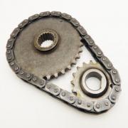 Sprocket Chain (2000km done), 25728-06 25675-06, fits a Harley Davidson Big Twin 06 up