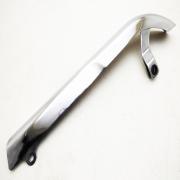 Belt Guard Upper Chrome, 60633-08, fits a Harley Davidson Dyna
