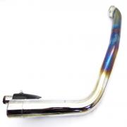 Exhaust Pipe Front, 65600007, fits a Harley Davidson Dyna
