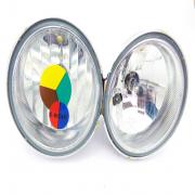 Headlight Dual New, 69804-08, fits a Harley Davidson Fatbob