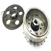 Rotor with Ball Catch Clutch assembly, 30731-01K, fits a Harley Davidson Night Rod