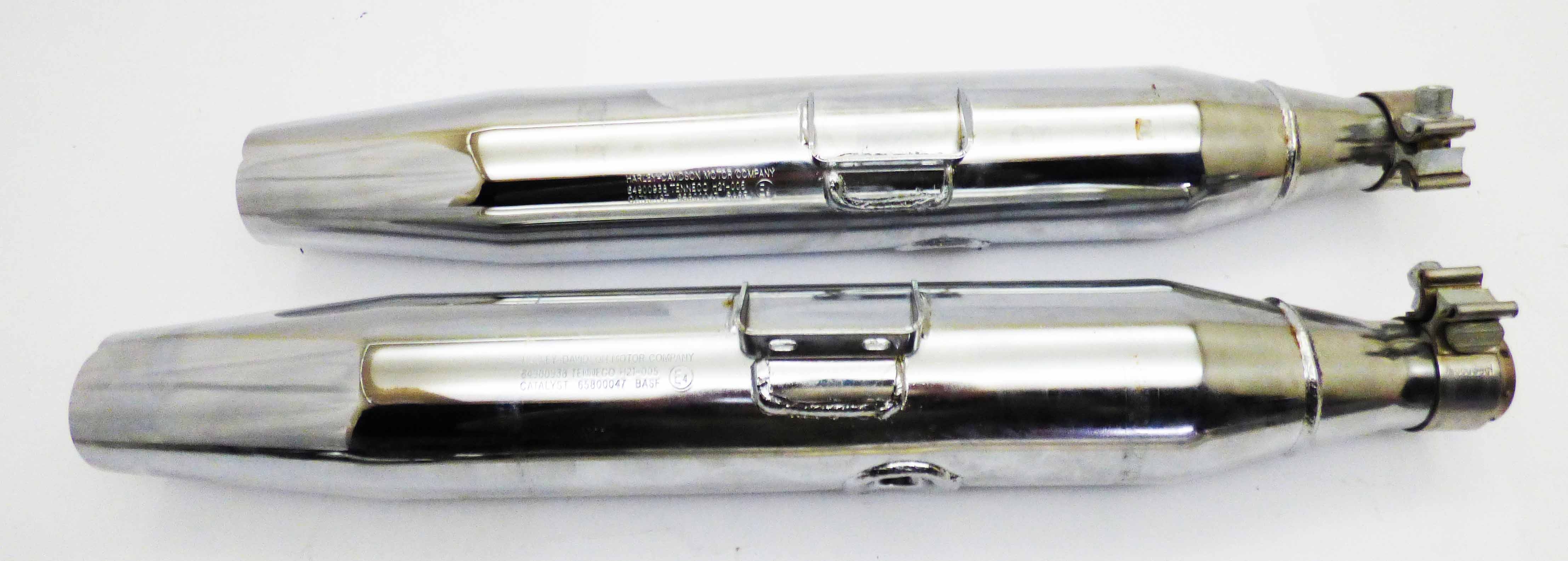 Exhaust Muffler Set of 2