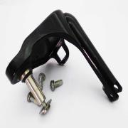 Footpeg Bracket, 50600027BNP, fits a Harley Davidson Softail