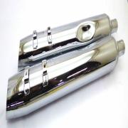 Exhaust Muffler Set, 65949-09, fits a Harley Davidson Touring