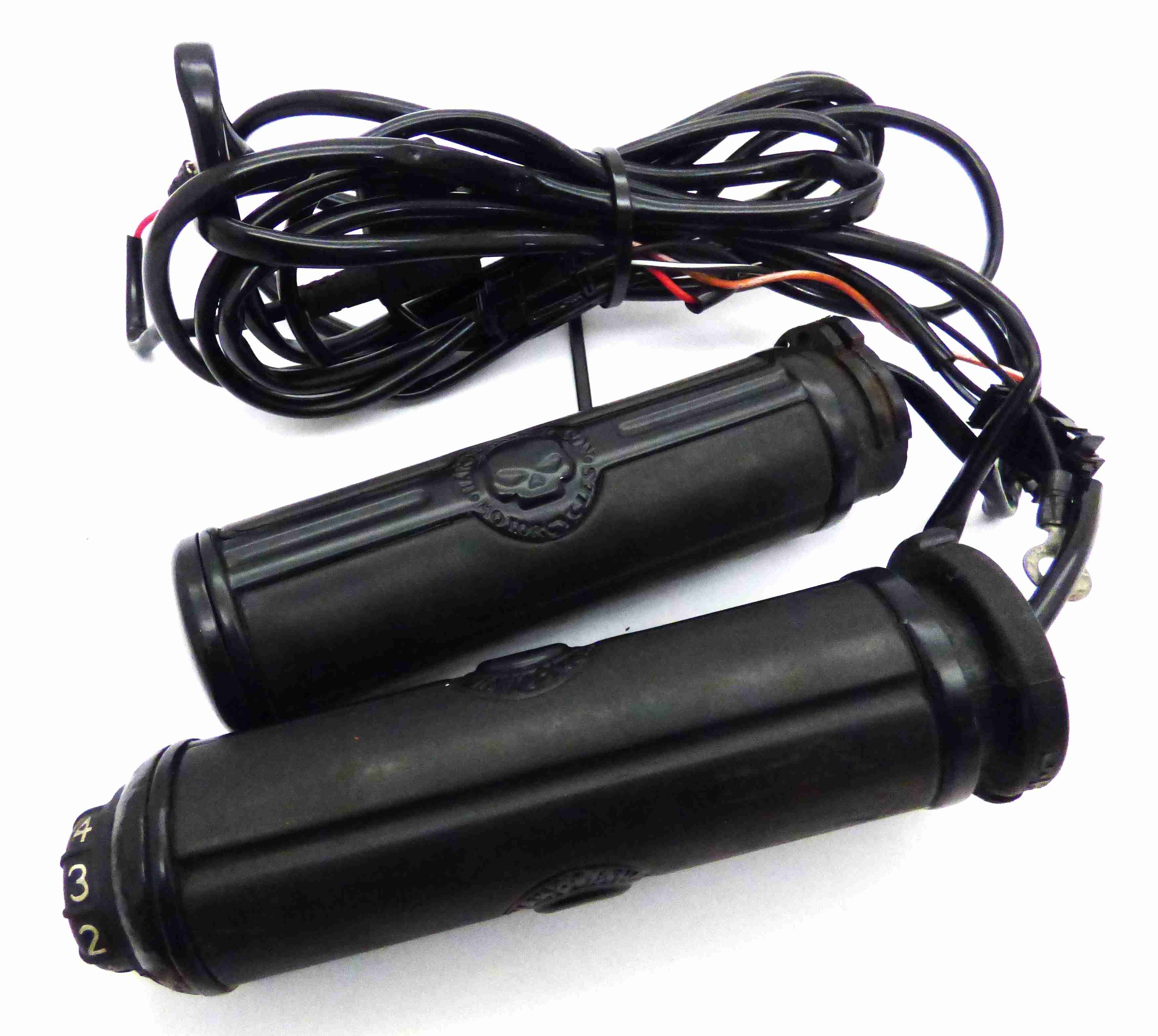 Skull Heated Grips -  (FB)