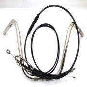 Handlebar Mini Apes with Clutch Cable and Throttle Cable, OEM HARLEY, fits a Harley Davidson Multifit